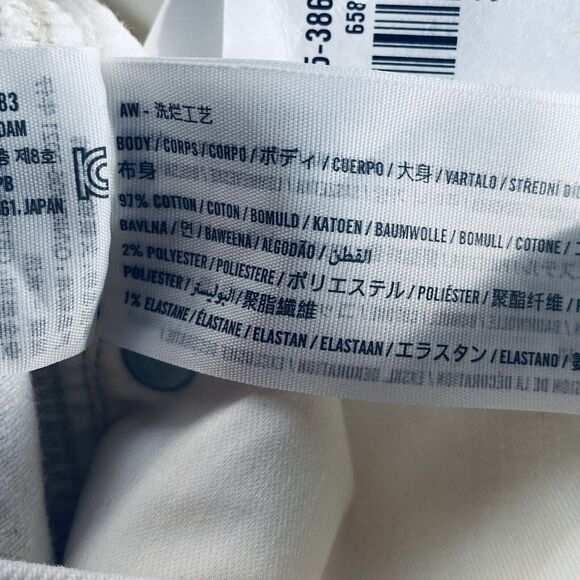 Abercrombie & Fitch Jeans 30/10 Ivory Ultra High Rise Ankle Straight Capsule NEW - Picture 7 of 10